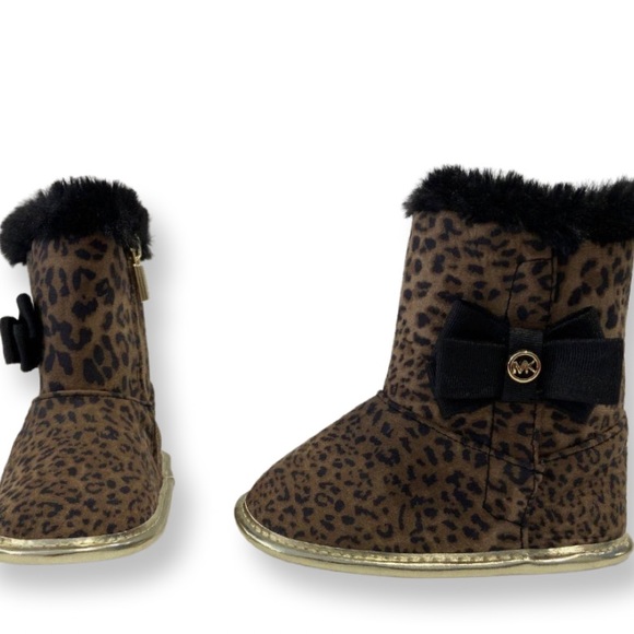 MICHAEL Michael Kors Other - Michael Kors NEW  animal print boots  Kids 4